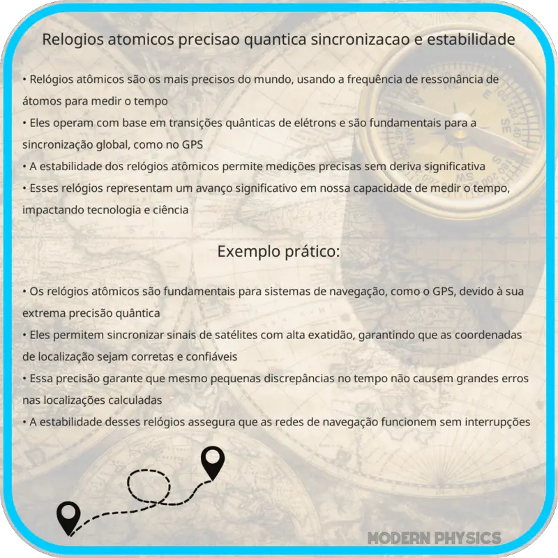 Relógios Atômicos | Precisão Quântica, Sincronização e Estabilidade