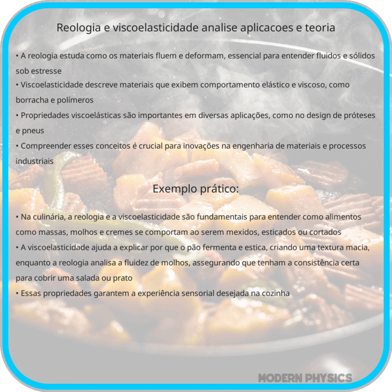 Reologia e Viscoelasticidade | Análise, Aplicações e Teoria