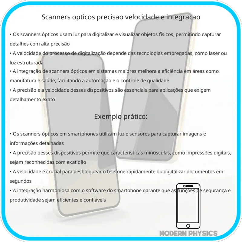 Scanners Ópticos | Precisão, Velocidade e Integração