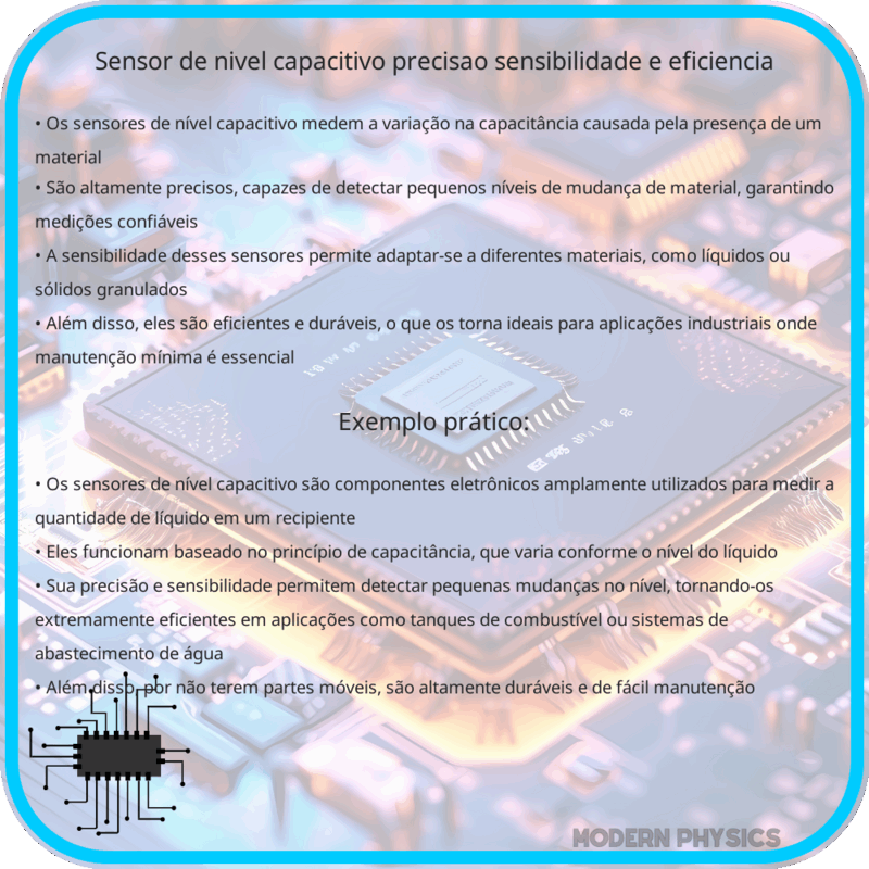 Sensor de Nível Capacitivo | Precisão, Sensibilidade e Eficiência