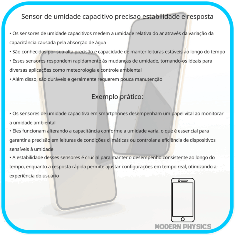 Sensor de Umidade Capacitivo | Precisão, Estabilidade e Resposta
