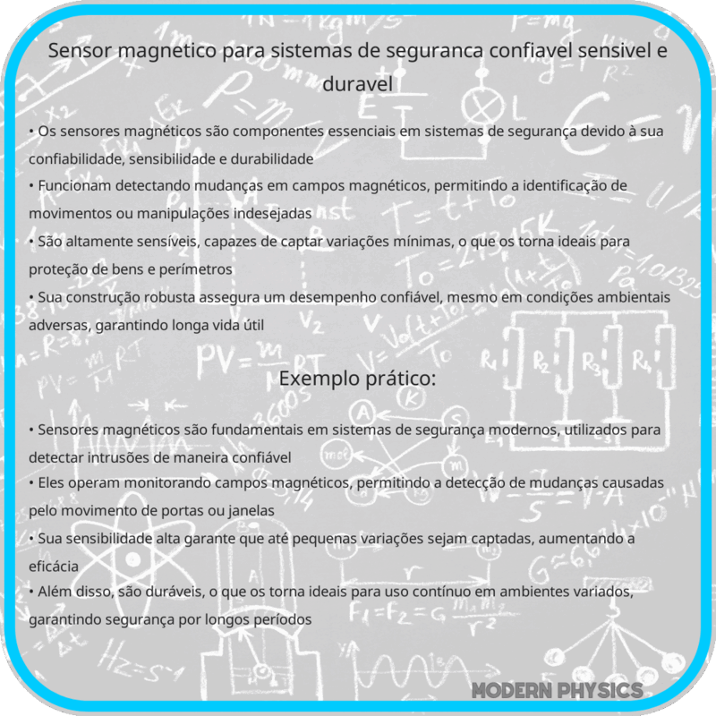 Sensor Magnético para Sistemas de Segurança | Confiável, Sensível e Durável