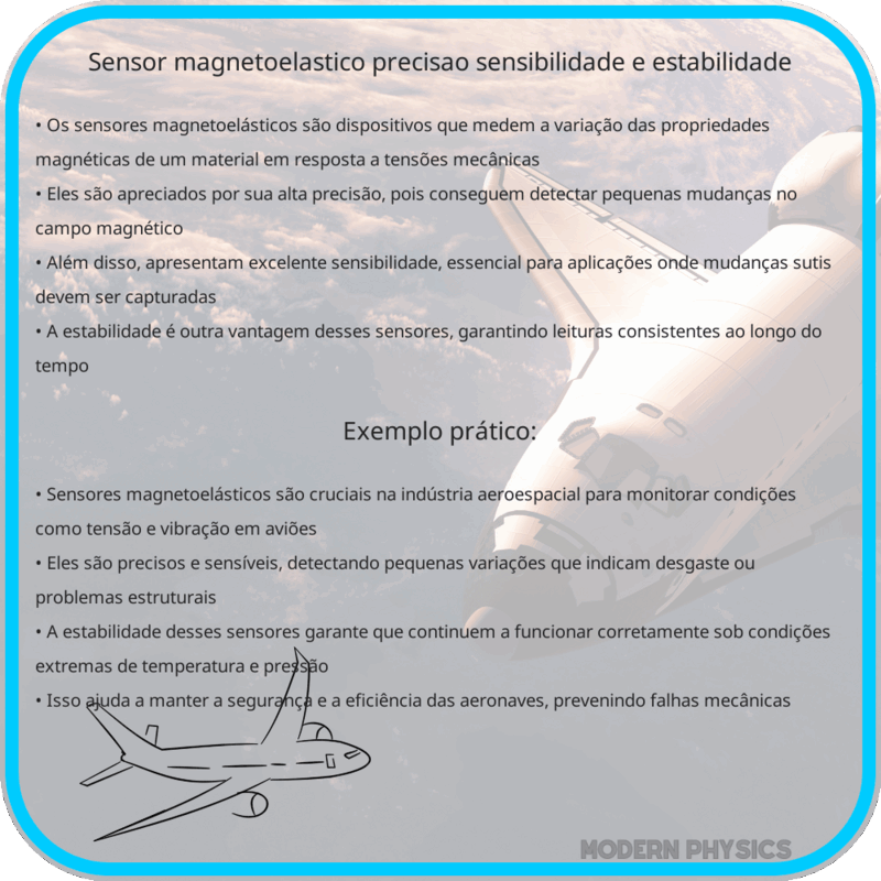 Sensor Magnetoelástico | Precisão, Sensibilidade e Estabilidade