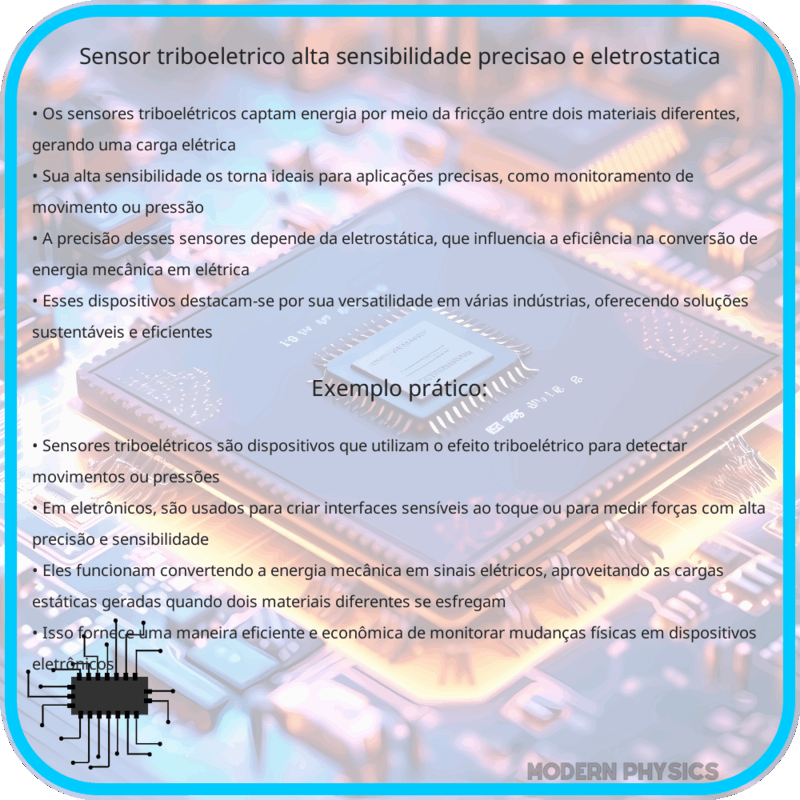 Sensor Triboelétrico | Alta Sensibilidade, Precisão e Eletrostática