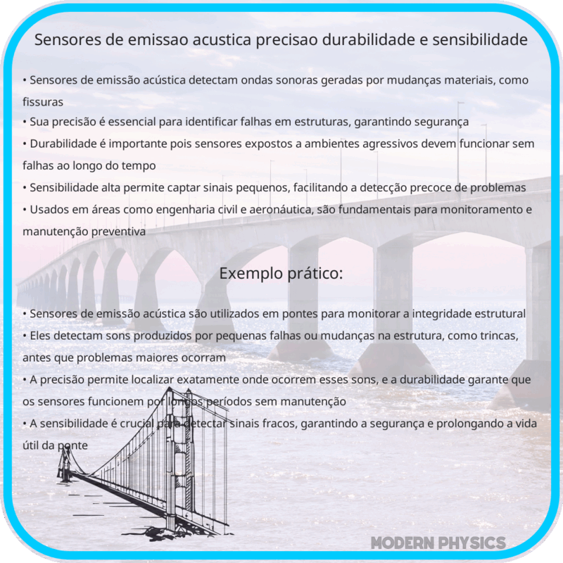 Sensores de Emissão Acústica | Precisão, Durabilidade e Sensibilidade