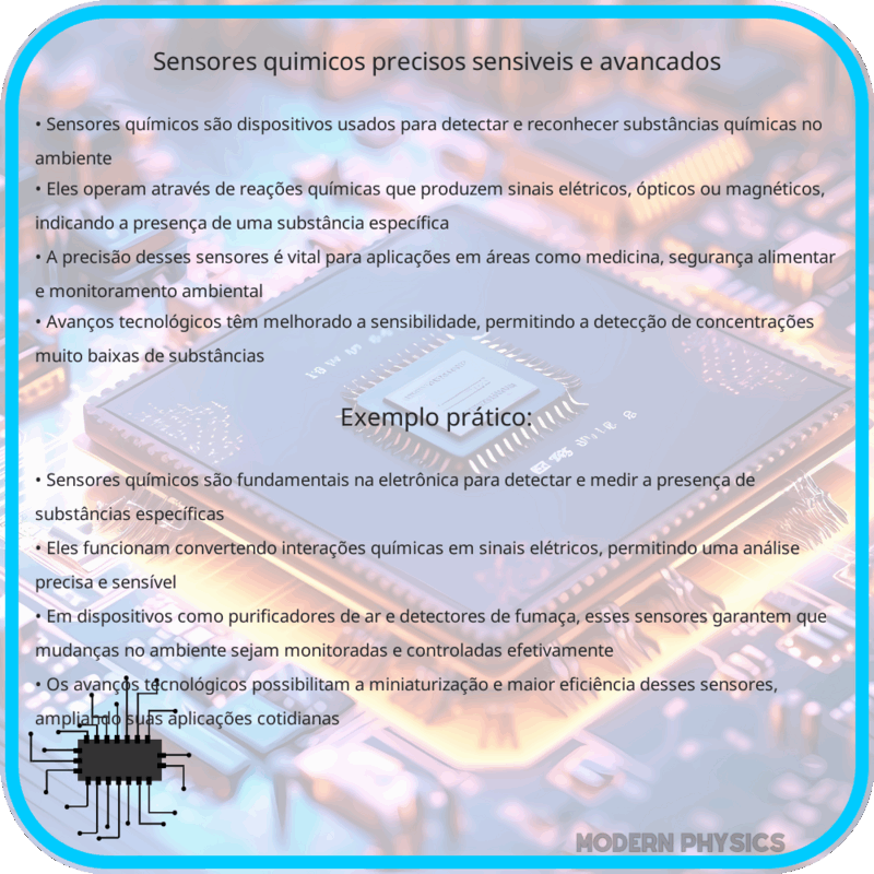 Sensores Químicos | Precisos, Sensíveis e Avançados