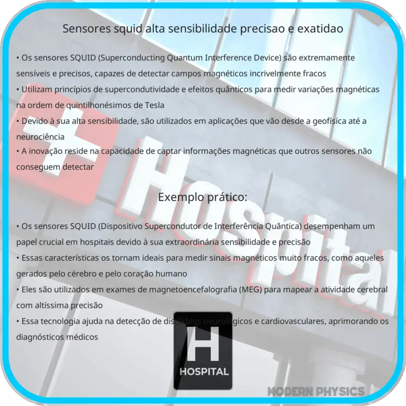 Sensores SQUID | Alta Sensibilidade, Precisão e Exatidão