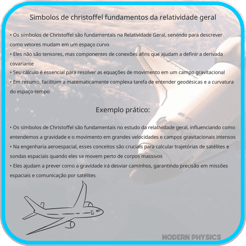 Símbolos de Christoffel | Fundamentos da Relatividade Geral