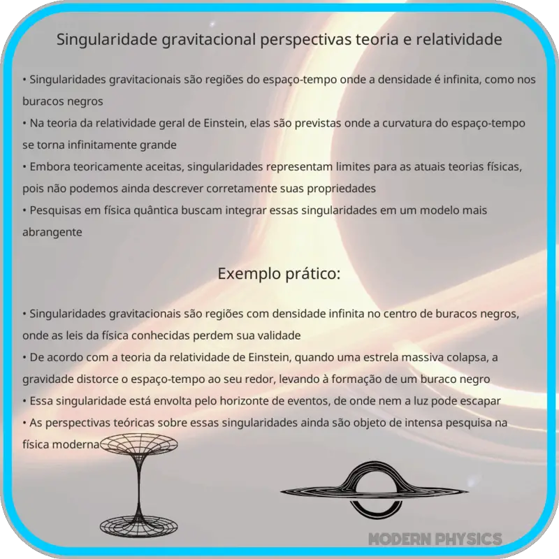Singularidade Gravitacional | Perspectivas, Teoria e Relatividade