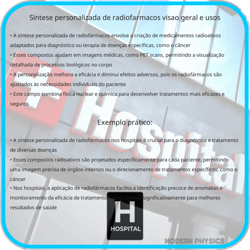 Síntese Personalizada de Radiofármacos | Visão Geral e Usos