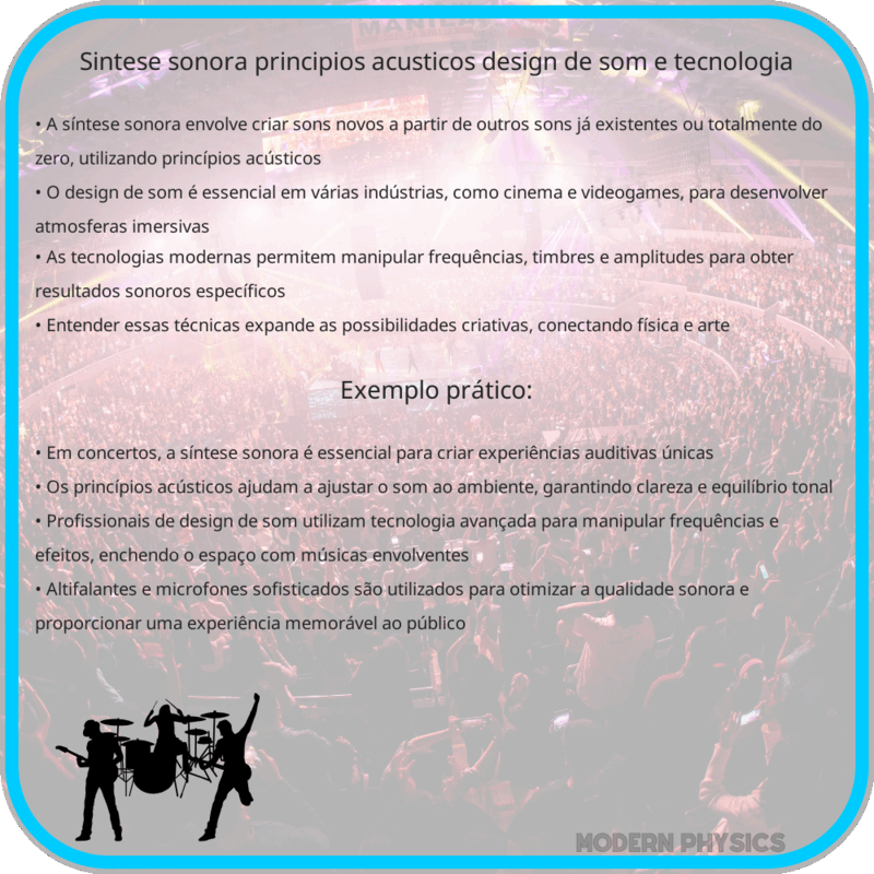 Síntese Sonora | Princípios Acústicos, Design de Som e Tecnologia