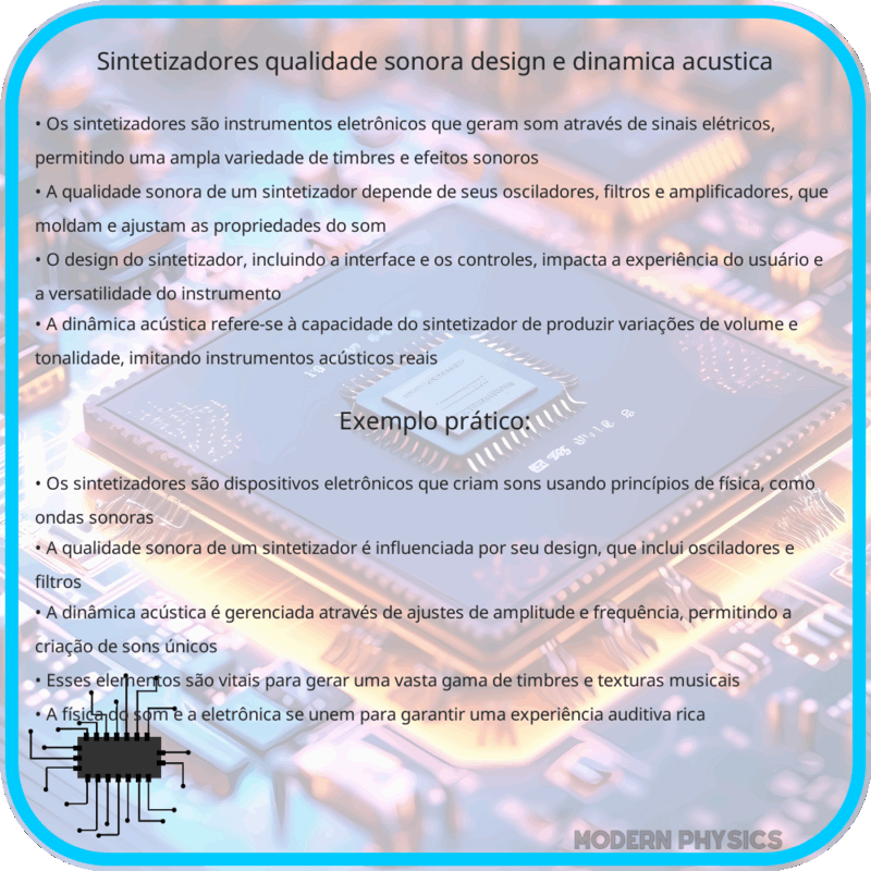 Sintetizadores | Qualidade Sonora, Design e Dinâmica Acústica