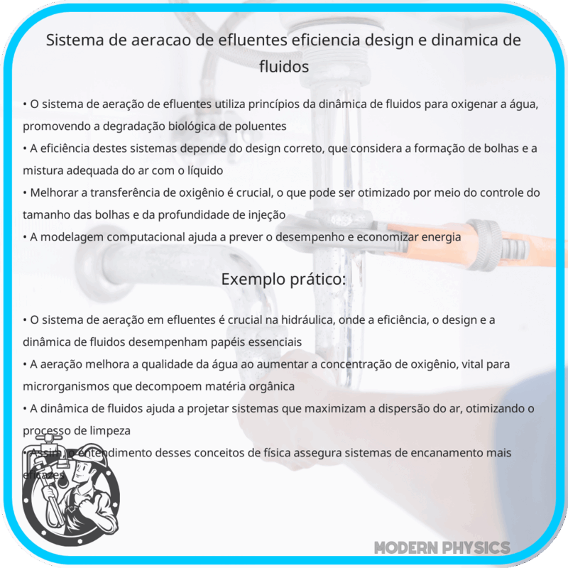 Sistema de Aeração de Efluentes: Eficiência, Design e Dinâmica de Fluidos