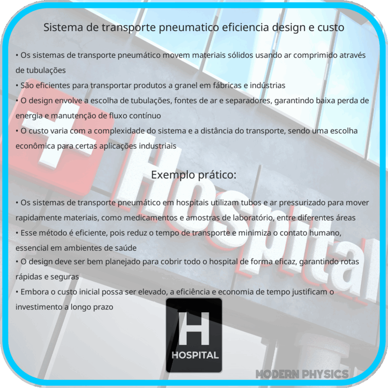 Sistema de Transporte Pneumático | Eficiência, Design e Custo