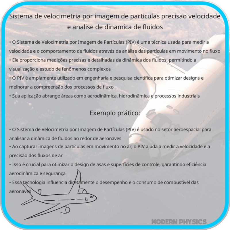 Sistema de Velocimetria por Imagem de Partículas | Precisão, Velocidade e Análise de Dinâmica de Fluidos