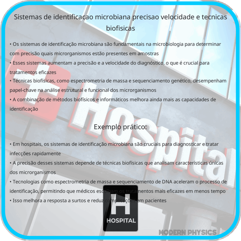 Sistemas de Identificação Microbiana | Precisão, Velocidade e Técnicas Biofísicas