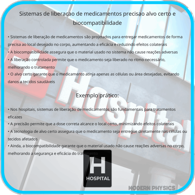 Sistemas de Liberação de Medicamentos | Precisão, Alvo Certo e Biocompatibilidade