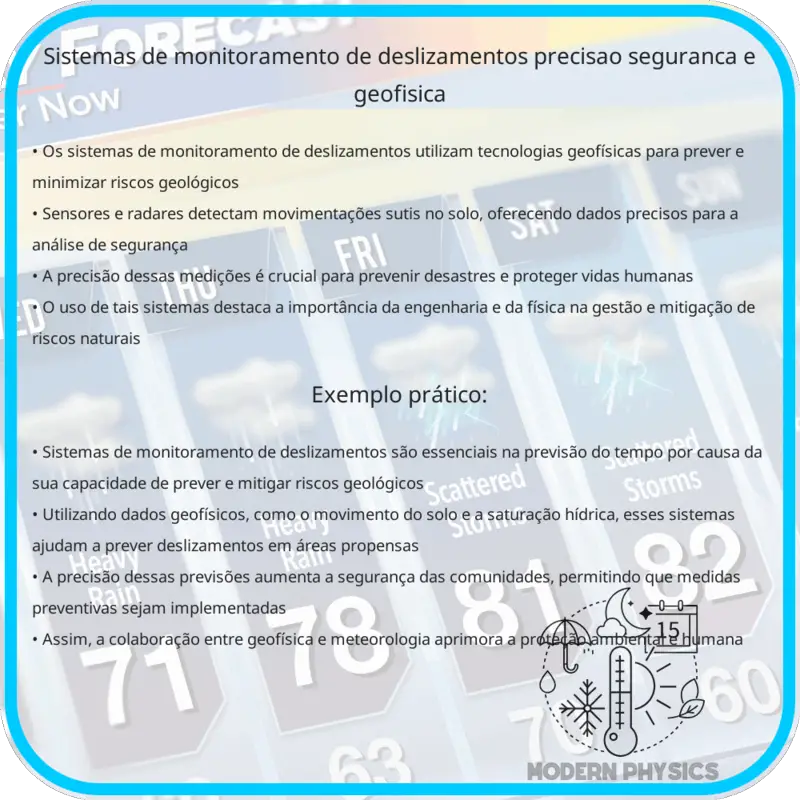Sistemas de Monitoramento de Deslizamentos | Precisão, Segurança e Geofísica