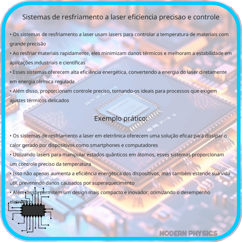 Sistemas de Resfriamento a Laser | Eficiência, Precisão e Controle