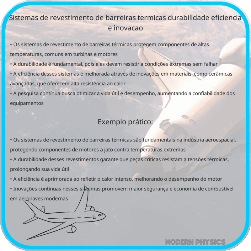 Sistemas de Revestimento de Barreiras Térmicas | Durabilidade, Eficiência e Inovação