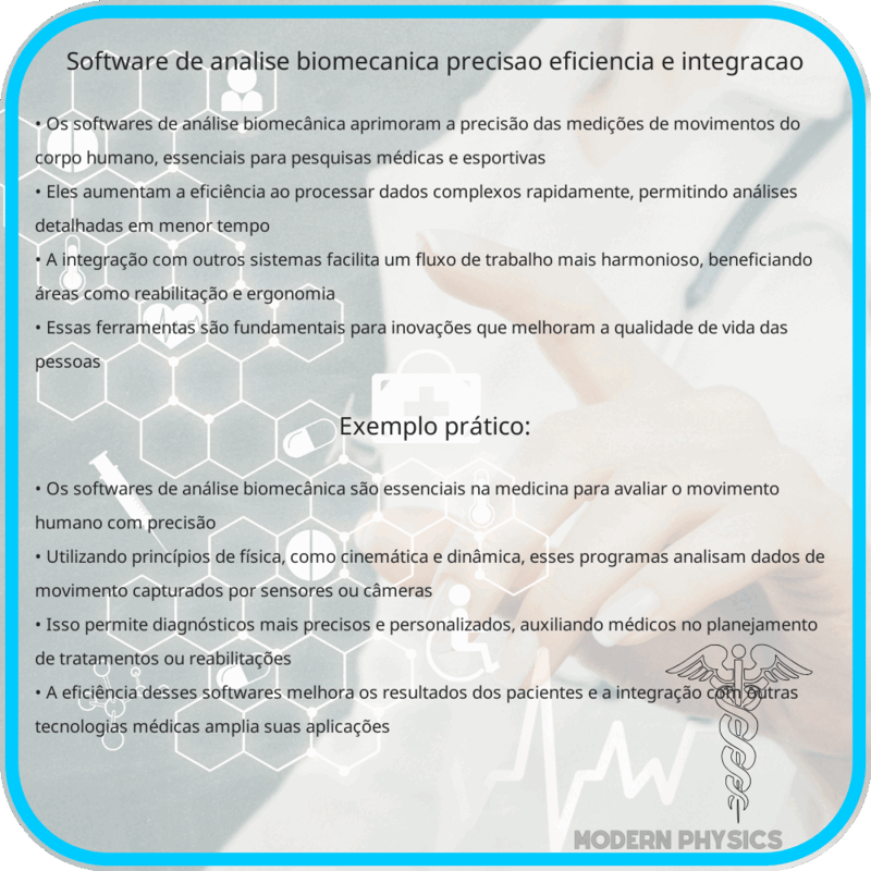Software de Análise Biomecânica: Precisão, Eficiência e Integração