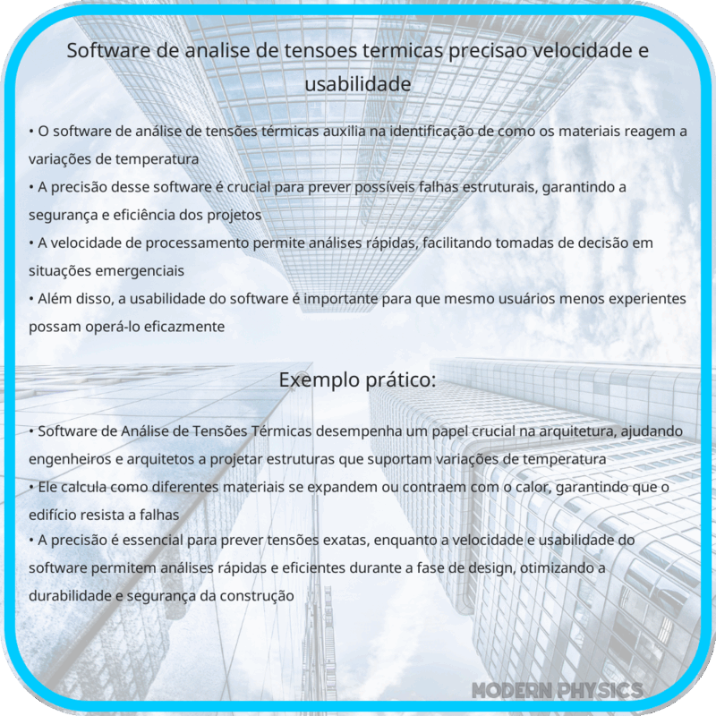 Software de Análise de Tensões Térmicas | Precisão, Velocidade e Usabilidade