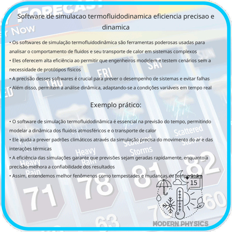 Software de Simulação Termofluidodinâmica | Eficiência, Precisão e Dinâmica