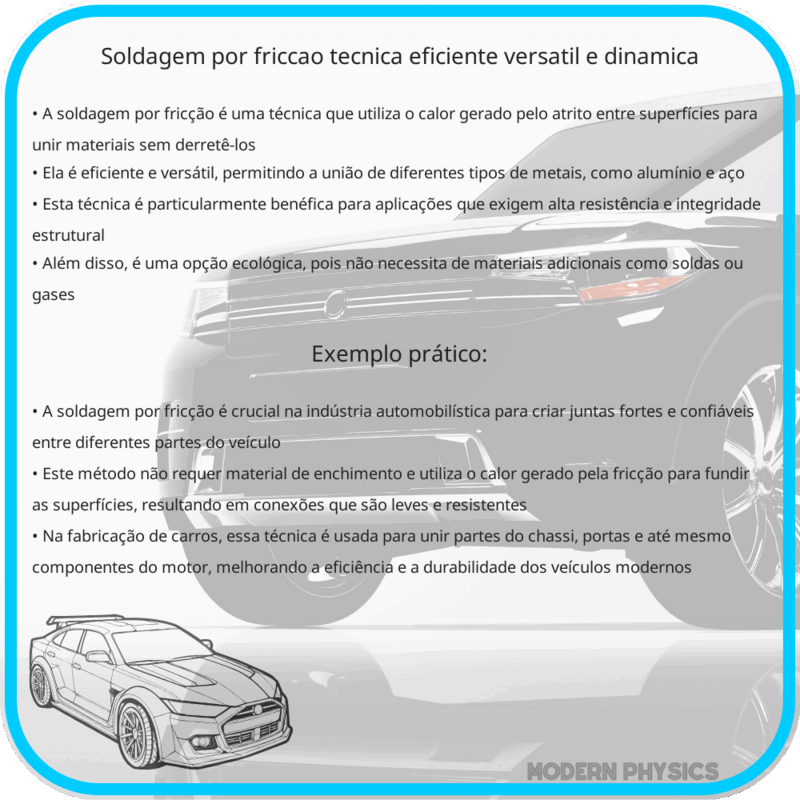 Soldagem por Fricção | Técnica Eficiente, Versátil e Dinâmica
