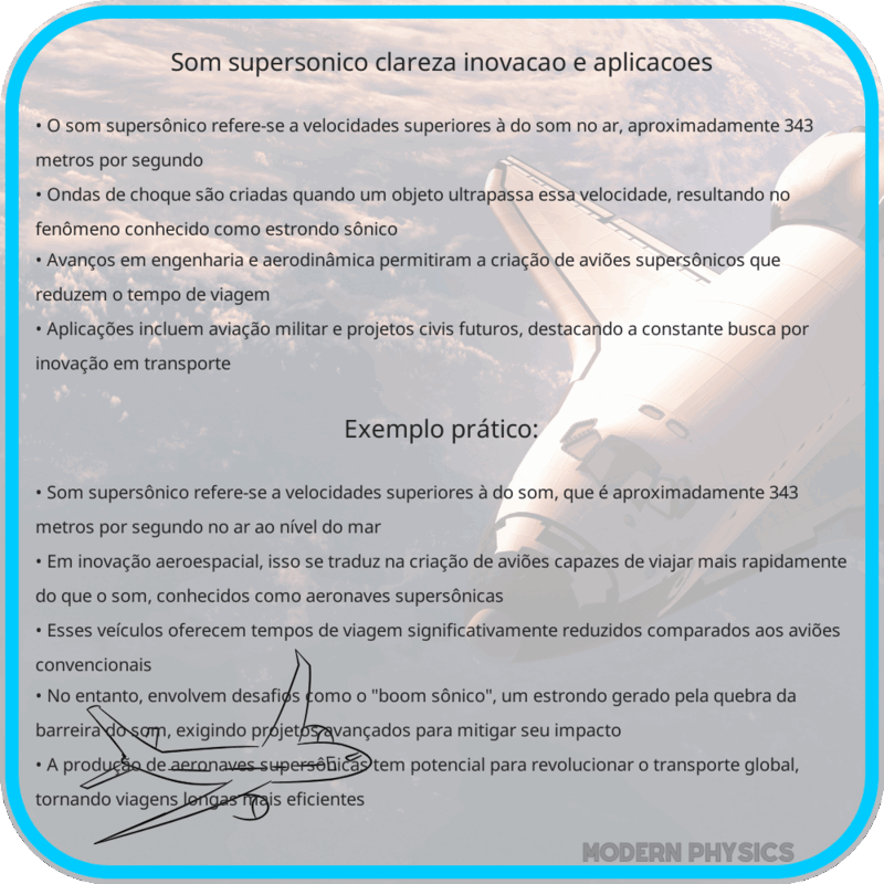 Som Supersônico | Clareza, Inovação e Aplicações