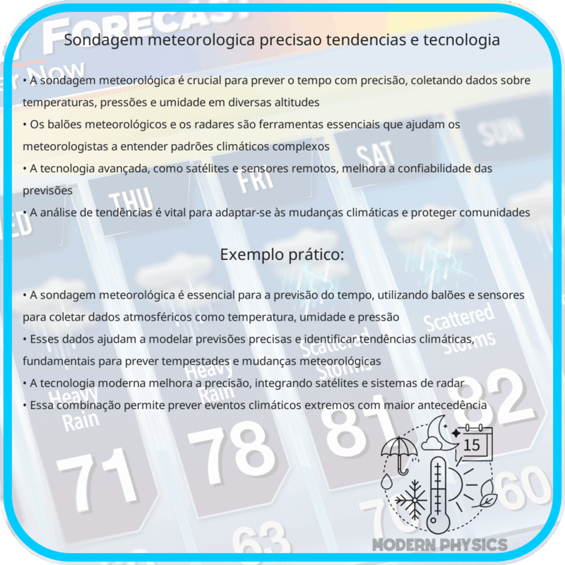 Sondagem Meteorológica: Precisão, Tendências e Tecnologia