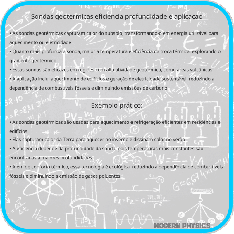 Sondas Geotérmicas | Eficiência, Profundidade e Aplicação