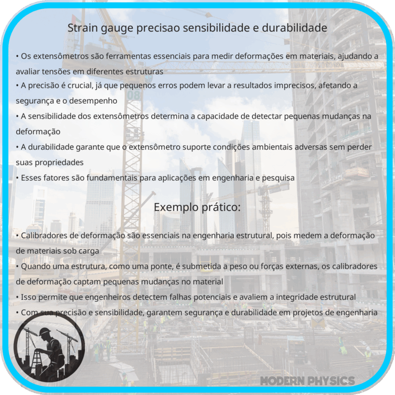 Strain Gauge: Precisão, Sensibilidade e Durabilidade