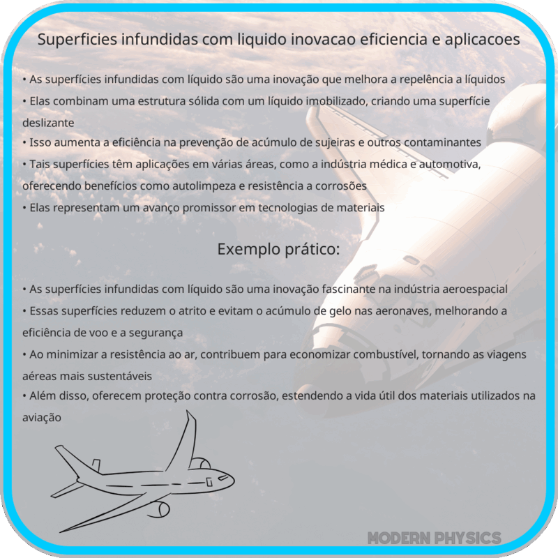 Superfícies Infundidas com Líquido | Inovação, Eficiência e Aplicações