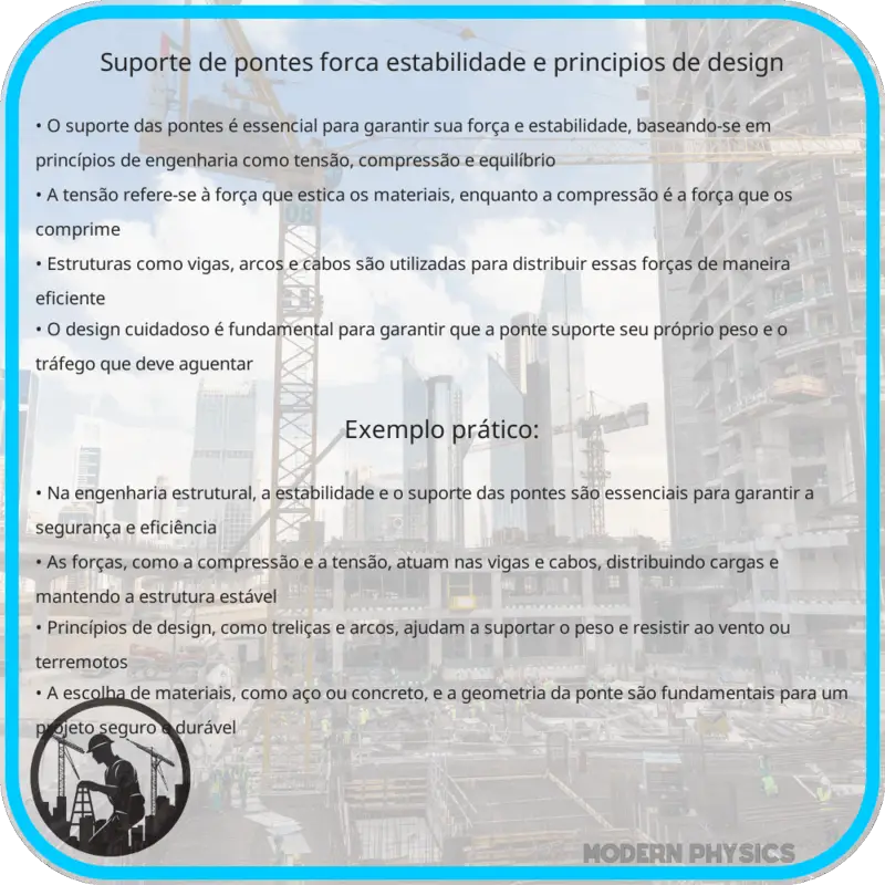 Suporte de Pontes | Força, Estabilidade e Princípios de Design