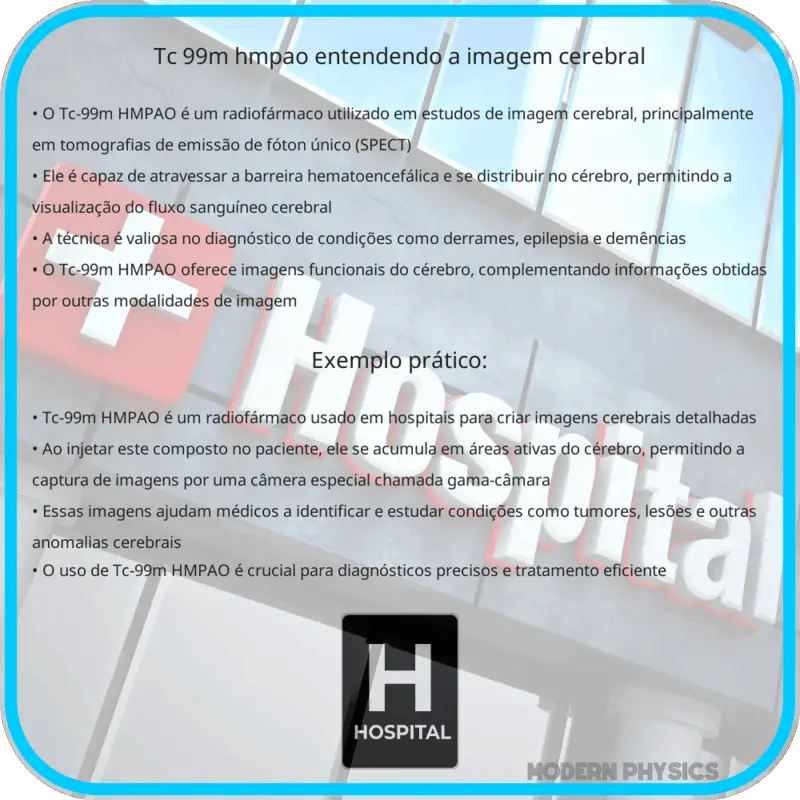 Tc-99m HMPAO | Entendendo a Imagem Cerebral