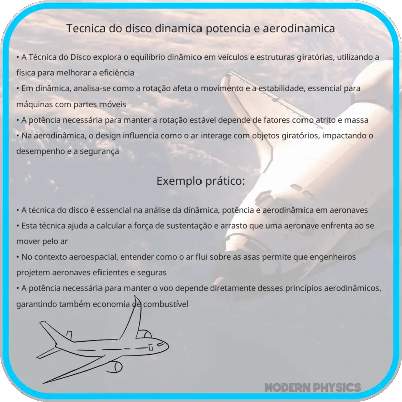 Técnica do Disco | Dinâmica, Potência e Aerodinâmica