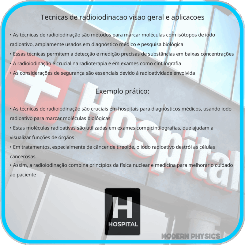 Técnicas de Radioiodinação: Visão Geral e Aplicações