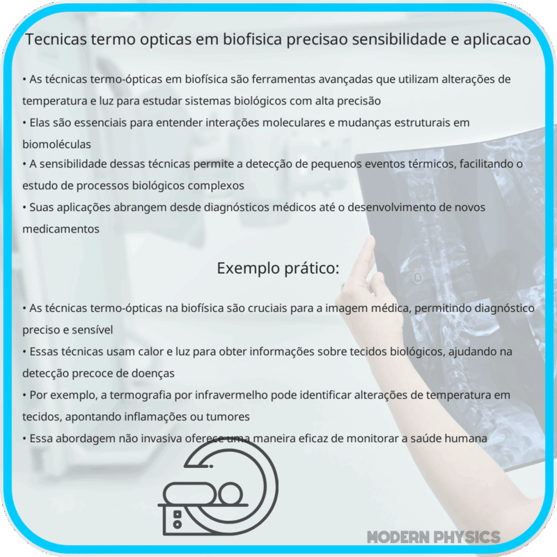 Técnicas Termo-ópticas em Biofísica | Precisão, Sensibilidade e Aplicação