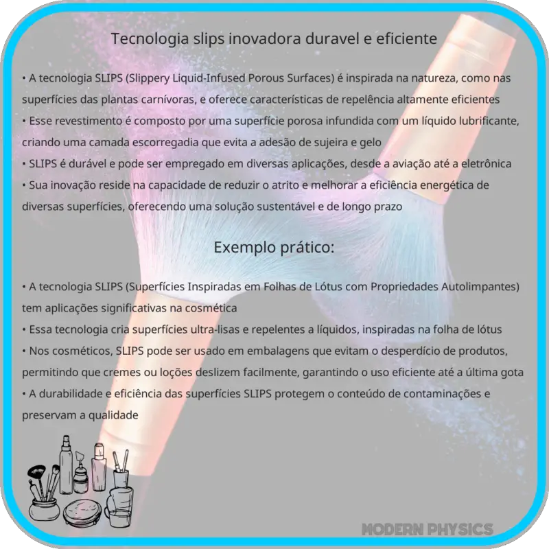 Tecnologia SLIPS | Inovadora, Durável e Eficiente