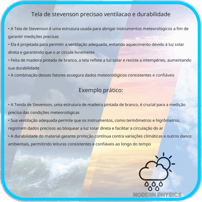 Tela de Stevenson | Precisão, Ventilação e Durabilidade