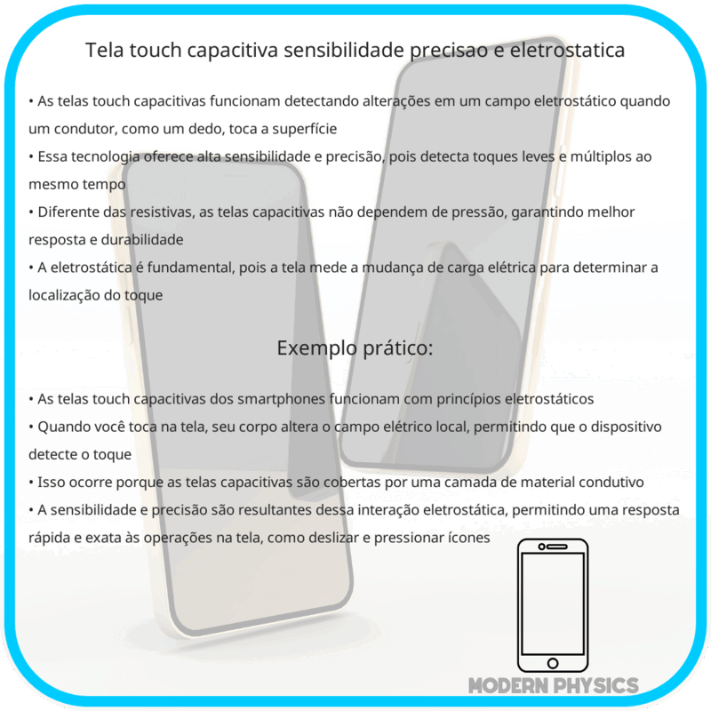 Tela Touch Capacitiva | Sensibilidade, Precisão e Eletrostática