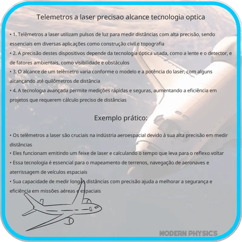 Telêmetros a Laser | Precisão, Alcance & Tecnologia Óptica