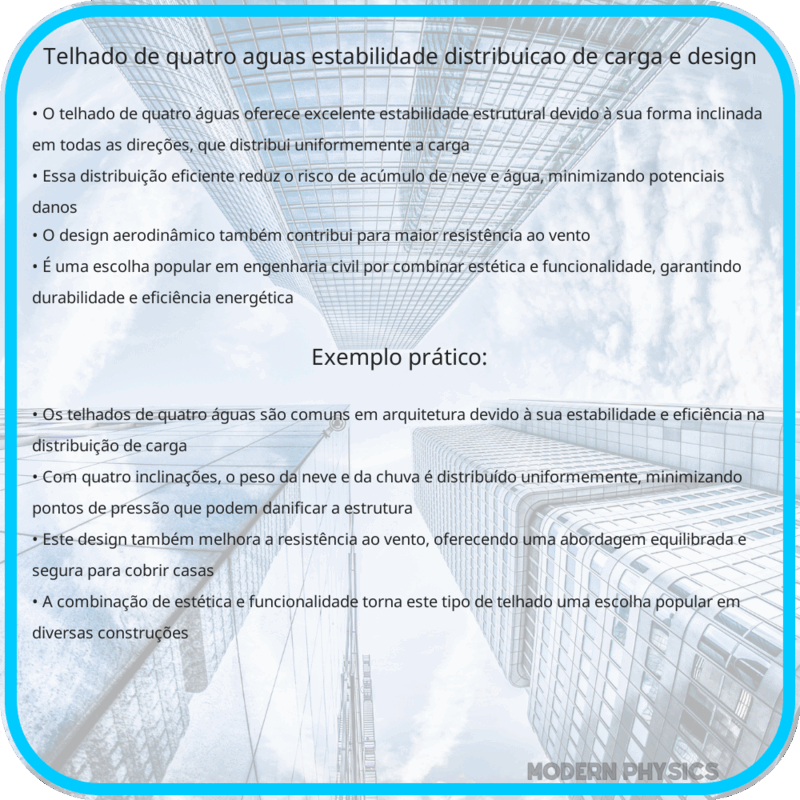 Telhado de Quatro Águas | Estabilidade, Distribuição de Carga e Design
