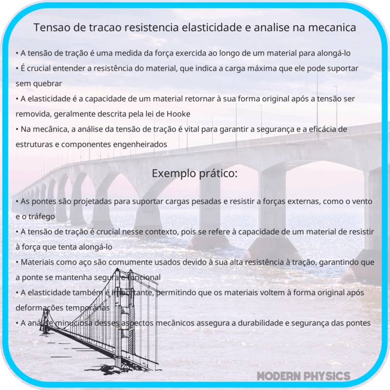 Tensão de Tração | Resistência, Elasticidade e Análise na Mecânica