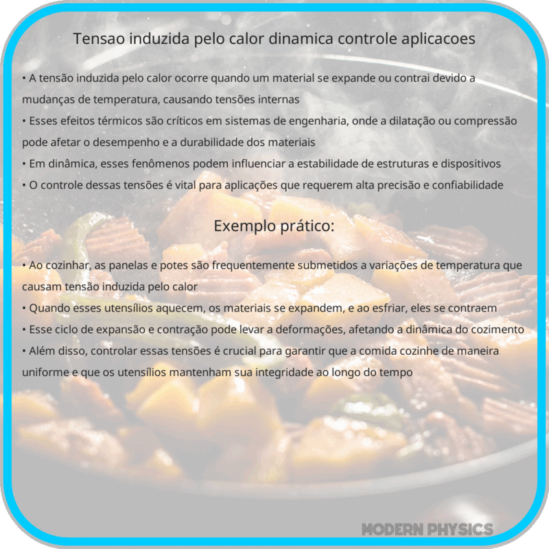 Tensão Induzida pelo Calor | Dinâmica, Controle & Aplicações