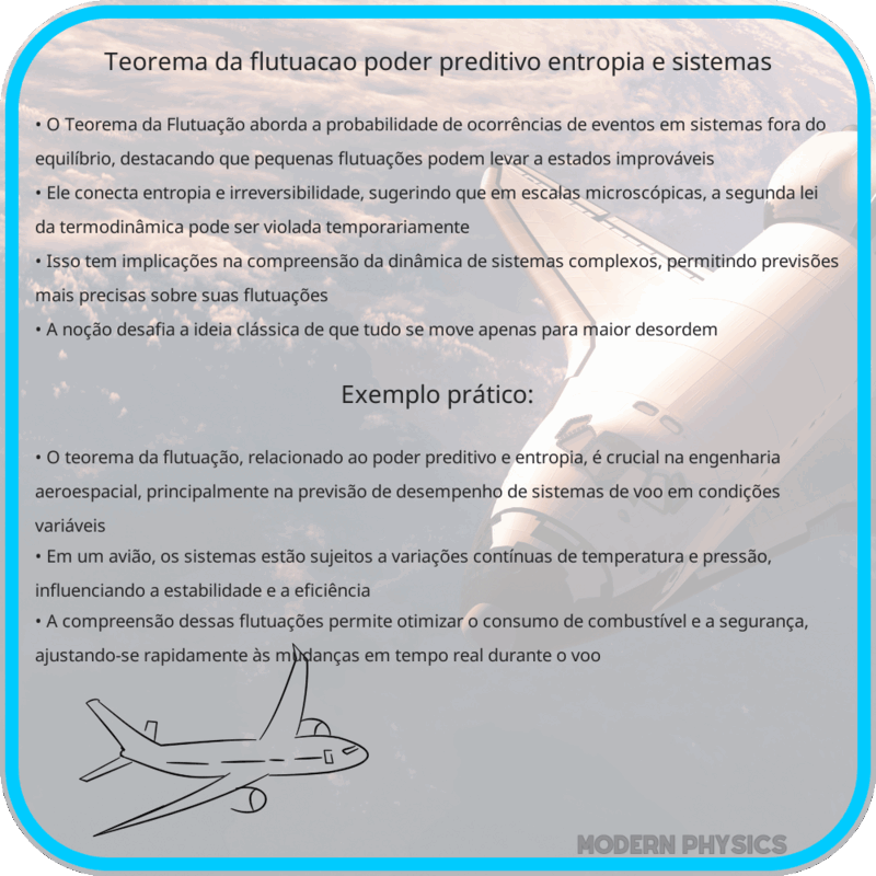 Teorema da Flutuação | Poder Preditivo, Entropia e Sistemas