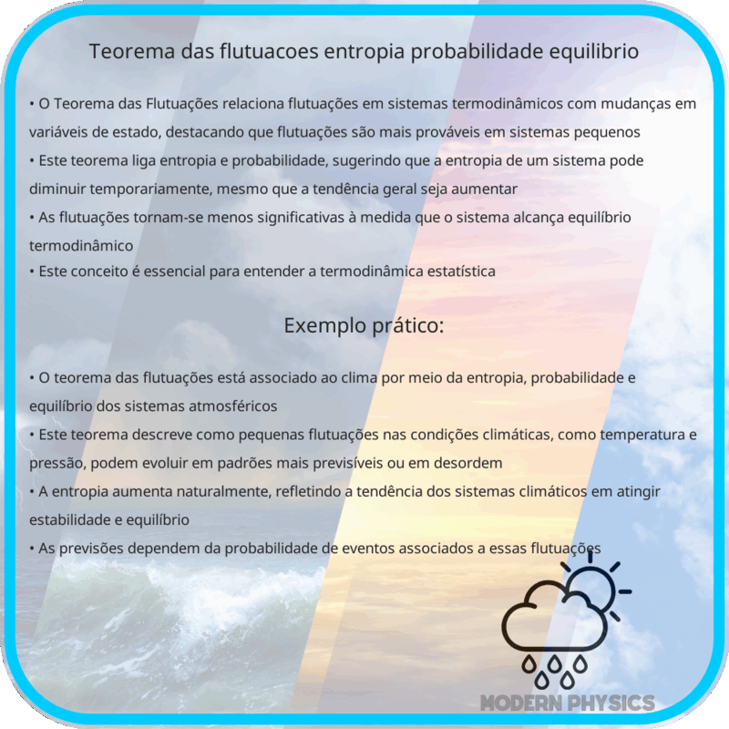 Teorema das Flutuações | Entropia, Probabilidade & Equilíbrio