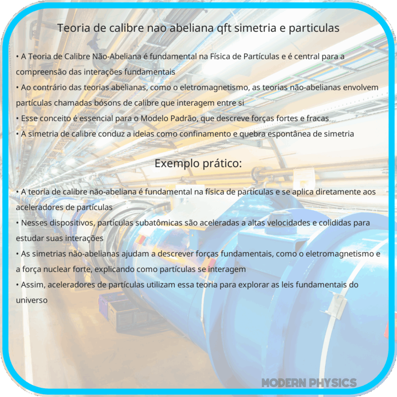 Teoria de Calibre Não-Abeliana | QFT, Simetria e Partículas