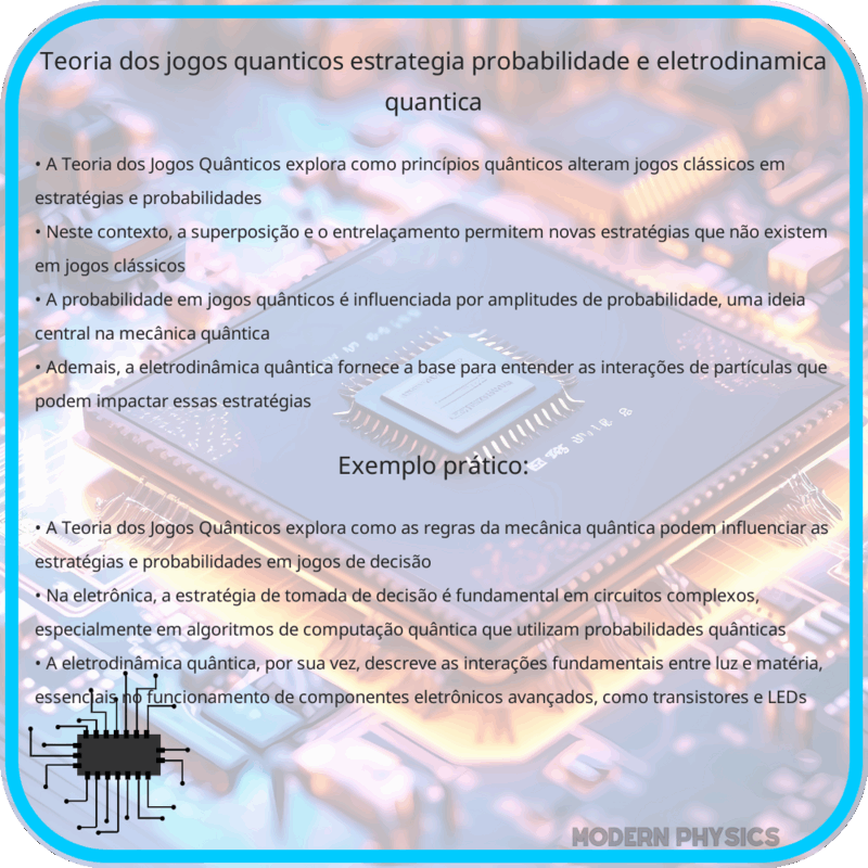 Teoria dos Jogos Quânticos | Estratégia, Probabilidade e Eletrodinâmica Quântica