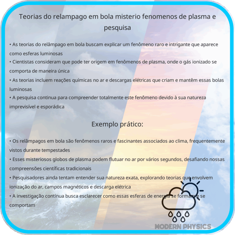 Teorias do Relâmpago em Bola | Mistério, Fenômenos de Plasma e Pesquisa